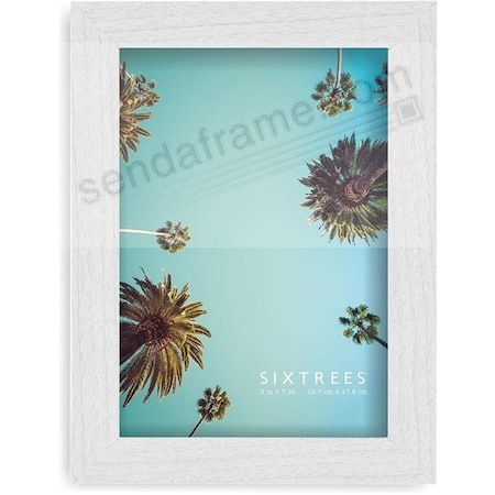 Sixtrees Sixtrees WD20357 5 x 7 in. Ethan Frame White WD20357